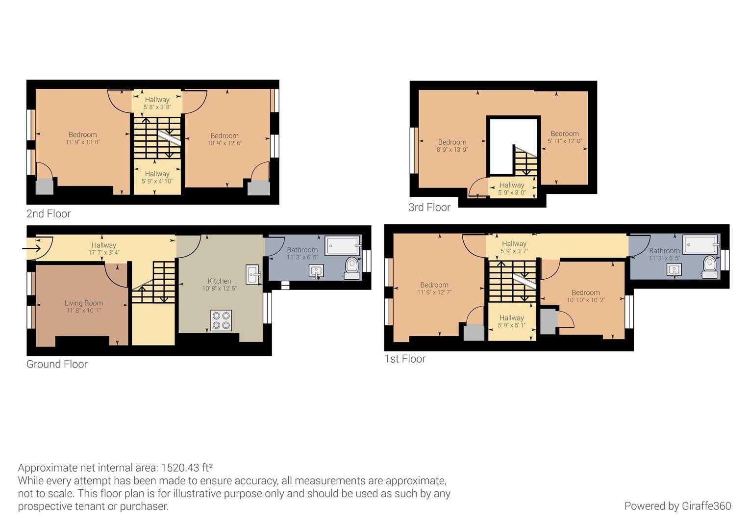 Bellevue Terrace, Southampton floorplan